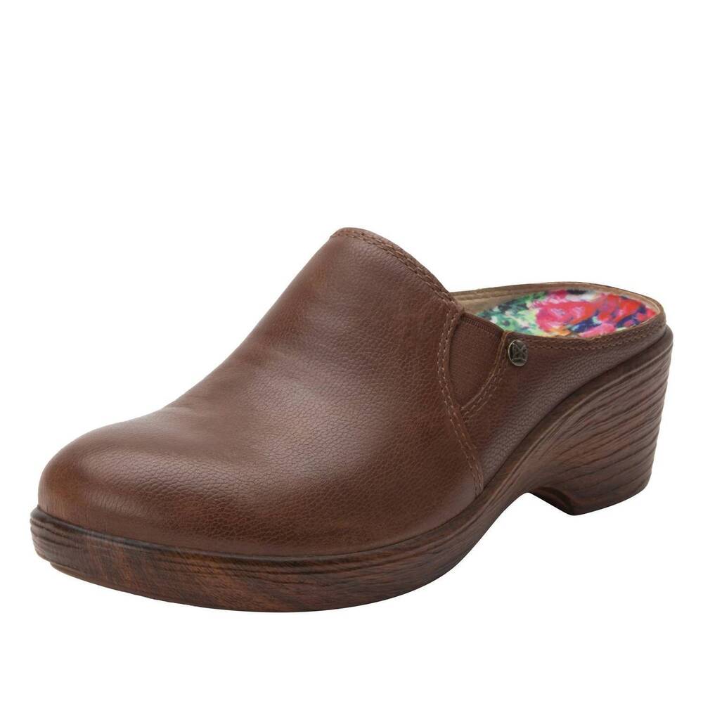 NEW ALEGRIA women's sereniti clogs in aged cognac